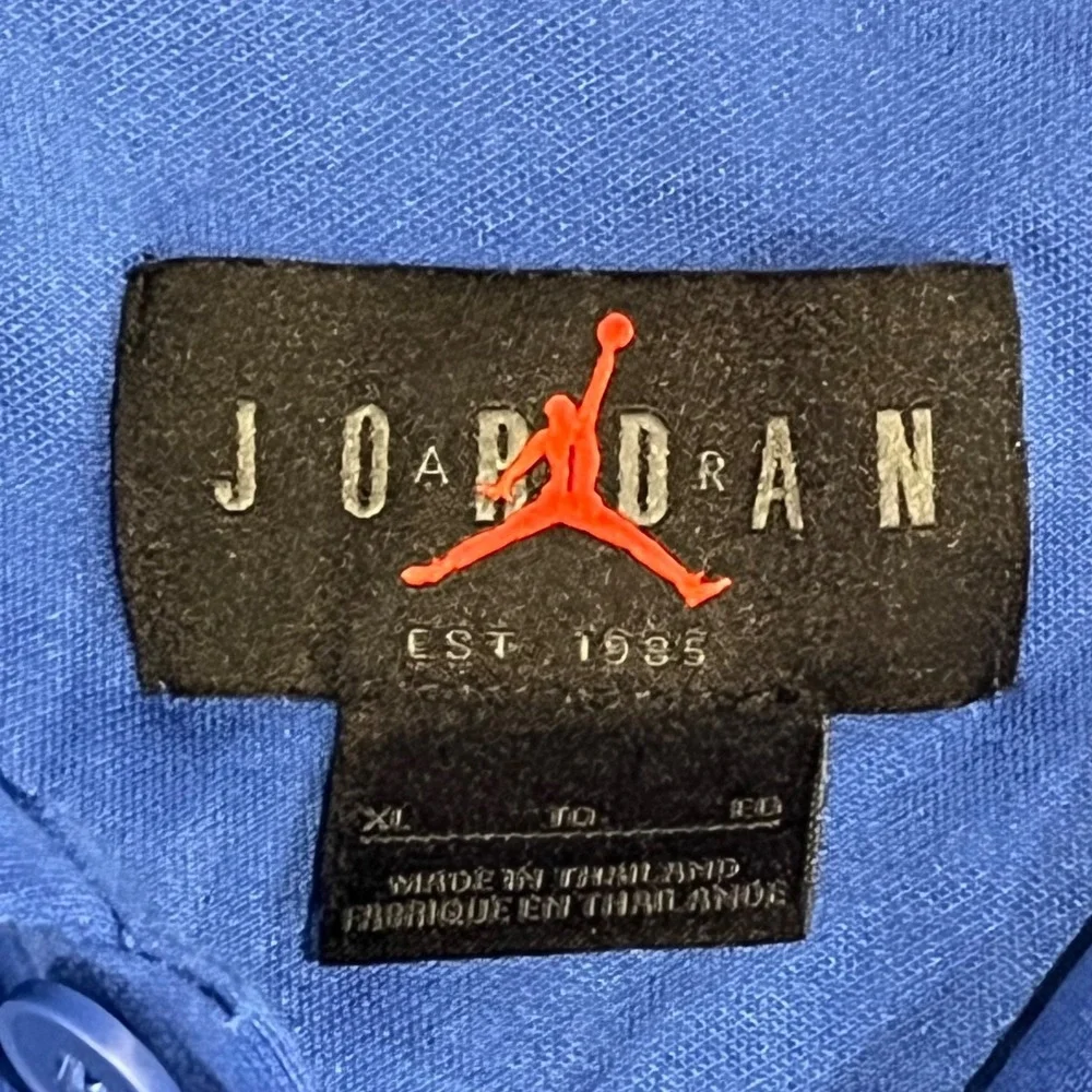 Nike Air Jordan Florida Gators Polo‎ Mens XL Jumpman Dri Fit Blue